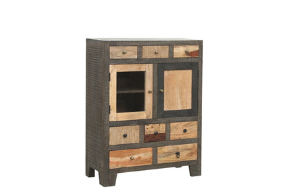 INTERIA Home & Living Kommode 118cm TARIM Sideboard Schrank Holz Mango Highboard
