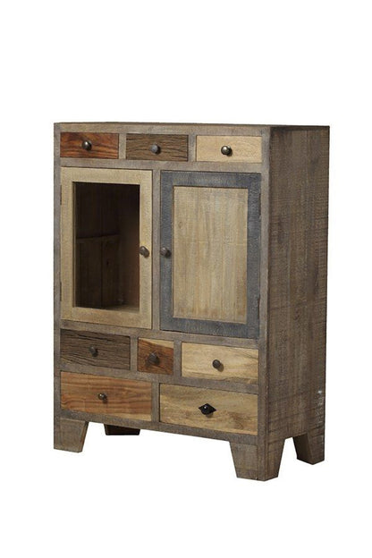 INTERIA Home & Living Kommode 118cm TARIM Sideboard Schrank Holz Mango Highboard