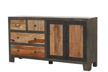 INTERIA Home & Living Sideboard 88cm TARIM Kommode Schrank Anrichte Holz Buffet