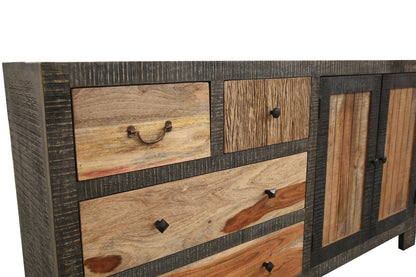 INTERIA Home & Living Sideboard 88cm TARIM Kommode Schrank Anrichte Holz Buffet
