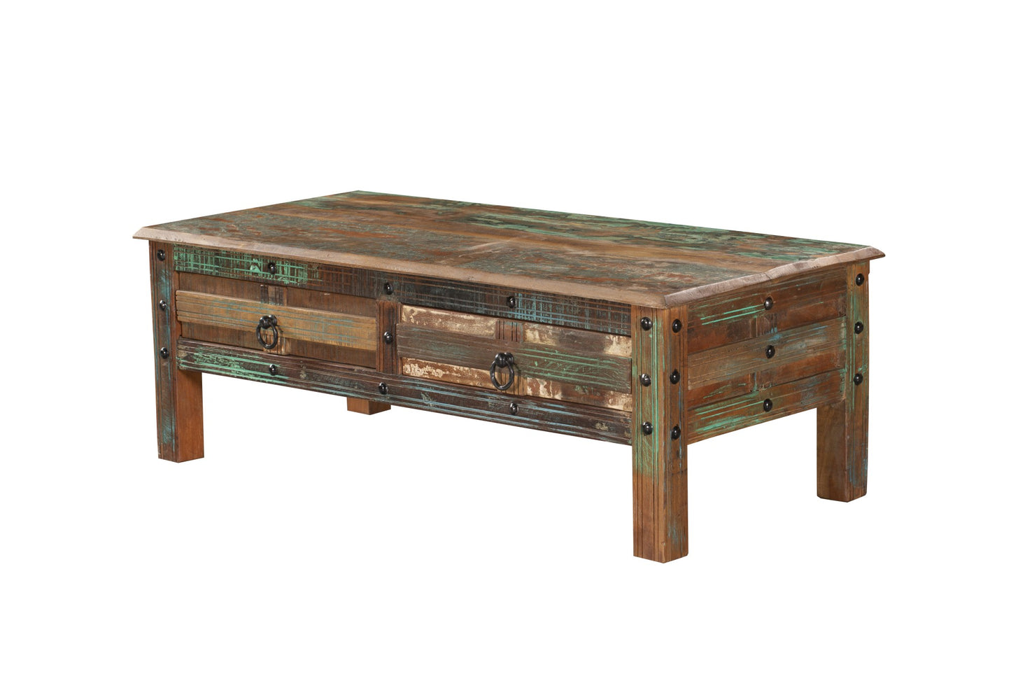 INTERIA Home & Living Tisch KALANKA Holz Couchtisch Sofa Möbel Mango recycelt