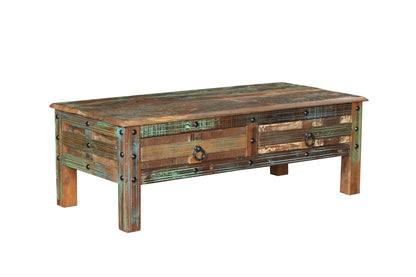 INTERIA Home & Living Tisch KALANKA Holz Couchtisch Sofa Möbel Mango recycelt