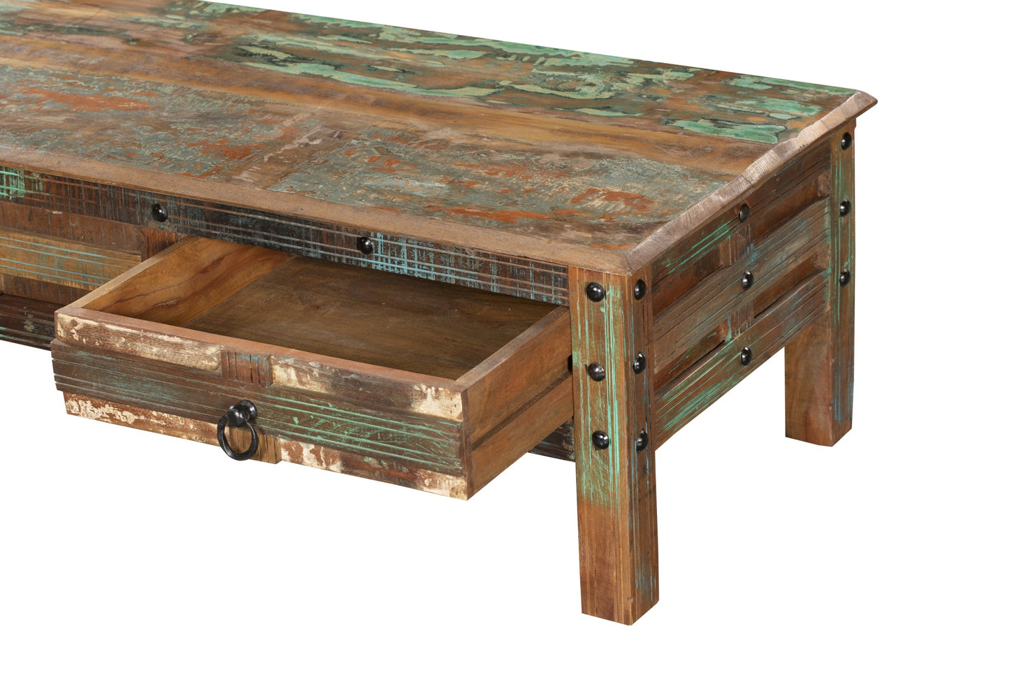 INTERIA Home & Living Tisch KALANKA Holz Couchtisch Sofa Möbel Mango recycelt