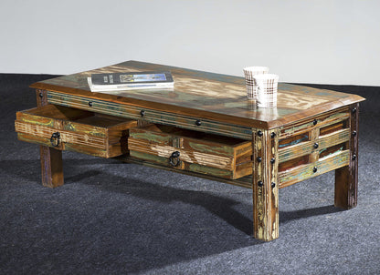 INTERIA Home & Living Tisch KALANKA Holz Couchtisch Sofa Möbel Mango recycelt