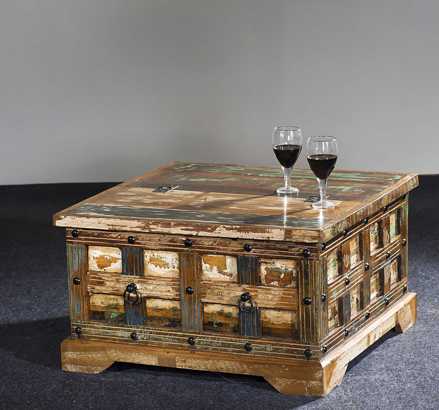 INTERIA Home & Living Tisch KALANKA Holz Couchtisch Sofa Möbel Mango recycelt