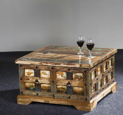 INTERIA Home & Living Tisch KALANKA Holz Couchtisch Sofa Möbel Mango recycelt