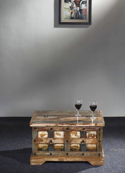 INTERIA Home & Living Tisch KALANKA Holz Couchtisch Sofa Möbel Mango recycelt