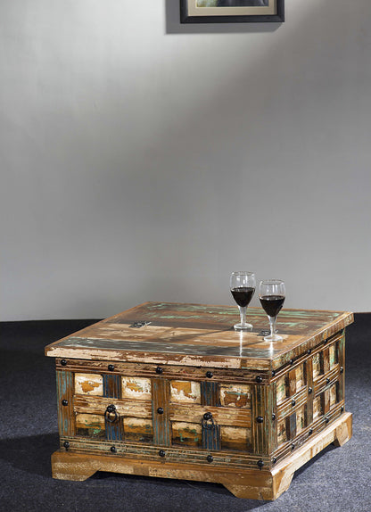 INTERIA Home & Living Tisch KALANKA Holz Couchtisch Sofa Möbel Mango recycelt