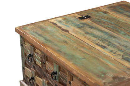 INTERIA Home&Living Couchtisch Tisch KALANKA recyceltes Holz Möbel Mango Altholz