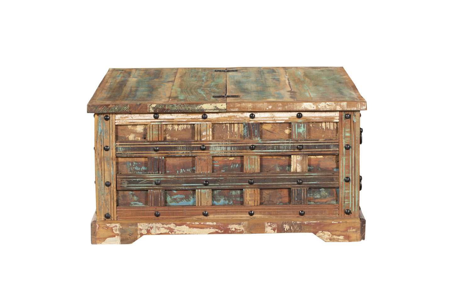 INTERIA Home&Living Couchtisch Tisch KALANKA recyceltes Holz Möbel Mango Altholz