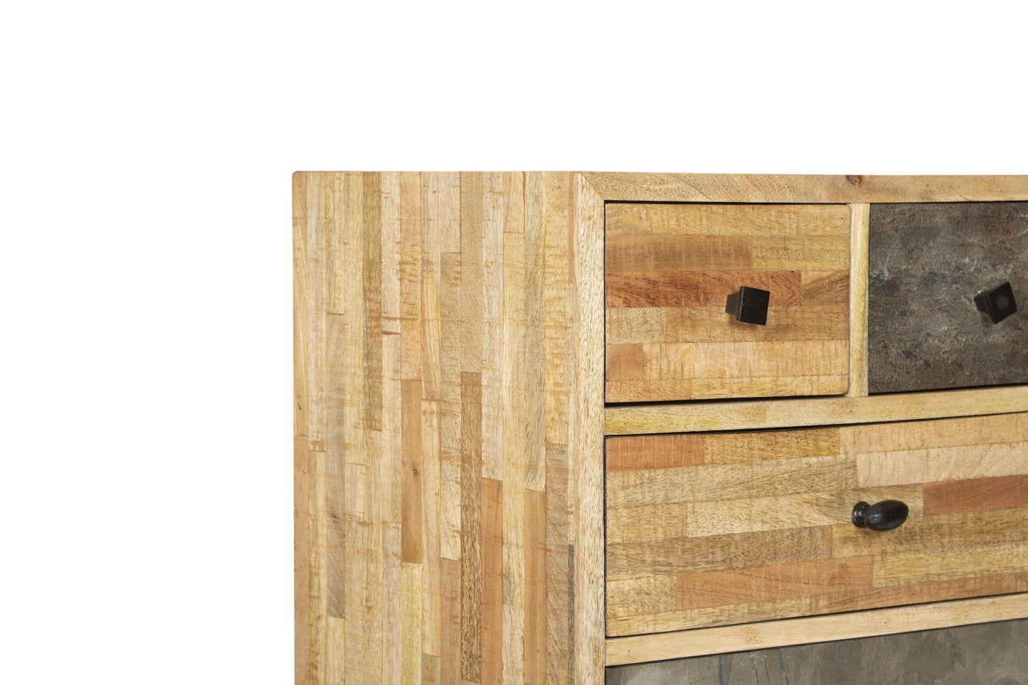 INTERIA Home & Living Kommode 110cm YAMUNA Sideboard Schrank Holz Highboard
