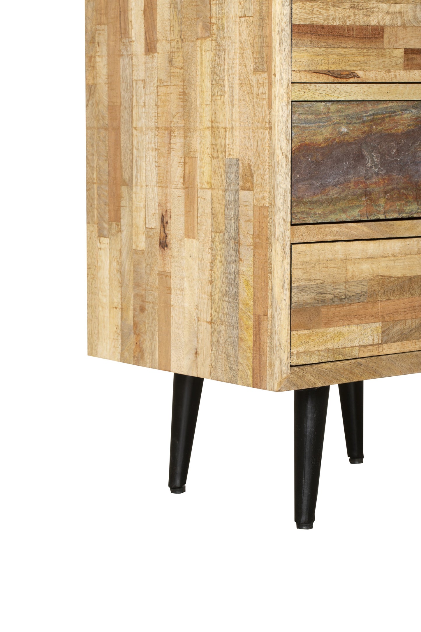 INTERIA Home & Living Kommode 110cm YAMUNA Sideboard Schrank Holz Highboard
