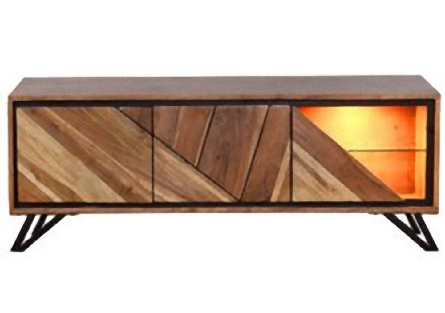 TV-Schrank AMBALA Sideboard Kommode Lowboard Hifi Media Möbel Fernsehschrank