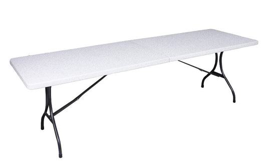 Gartentisch 244 cm Klapptisch Garten Terrasse Balkon Tisch Esstisch Möbel weiß