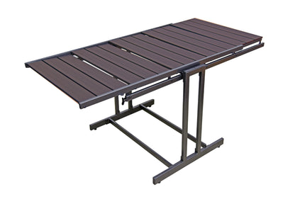 Pflanzregal TABORA Holz-Optik umklappbar in Tisch Regal Pflanztisch Garten