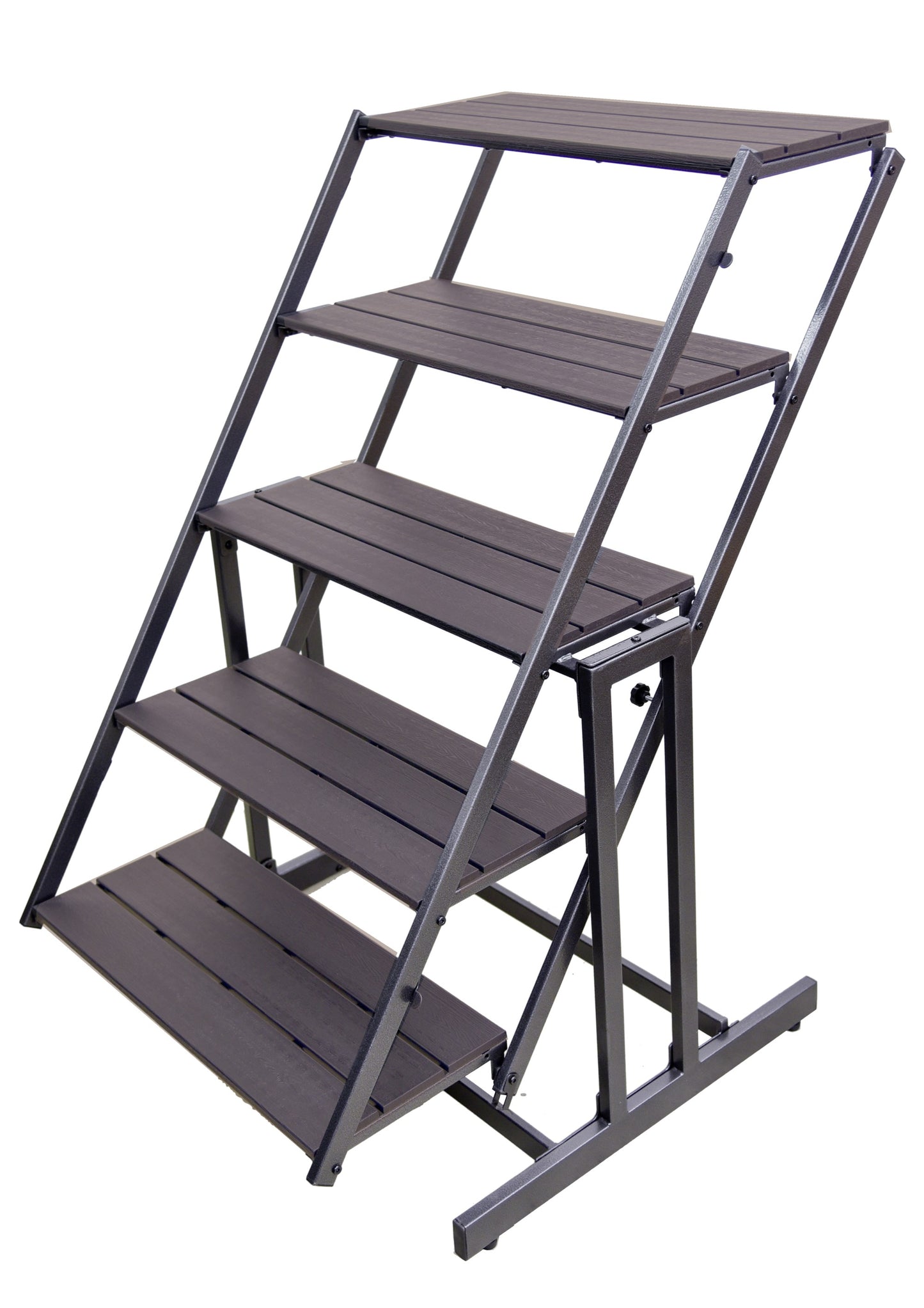 Pflanzregal TABORA Holz-Optik umklappbar in Tisch Regal Pflanztisch Garten