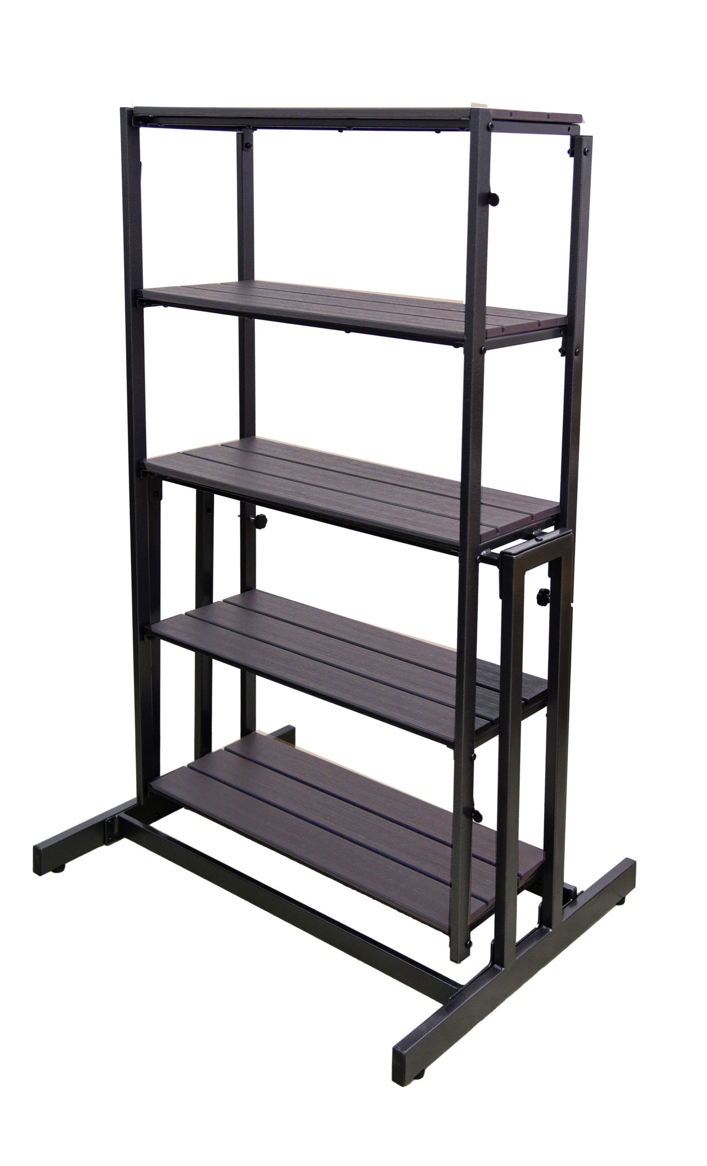 Pflanzregal TABORA Holz-Optik umklappbar in Tisch Regal Pflanztisch Garten