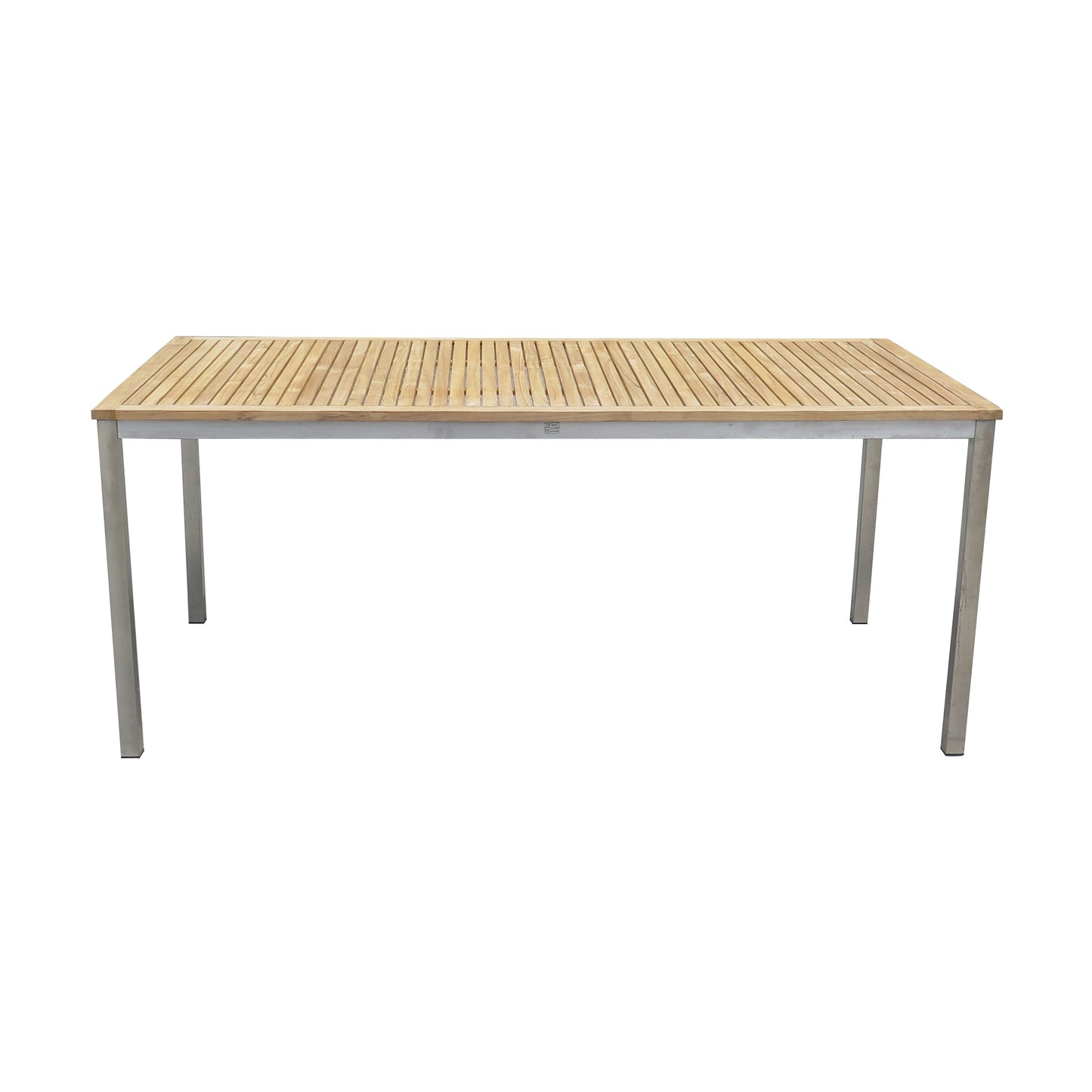Teak Garten Tisch 180cm Gartentisch Holztisch Holz Edelstahl massiv Terrasse