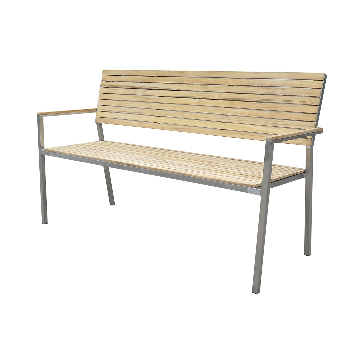 Teak Friesenbank Parkbank Gartenbank Holz Landhaus Bank Holzbank Garten Sitzbank