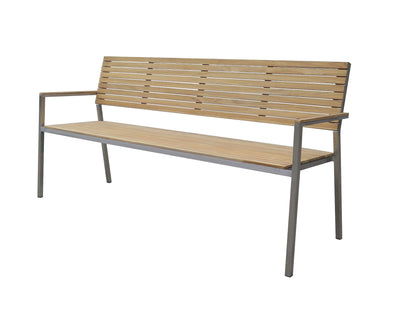 Teak Friesenbank Parkbank Gartenbank Holz Landhaus Bank Holzbank Garten Sitzbank