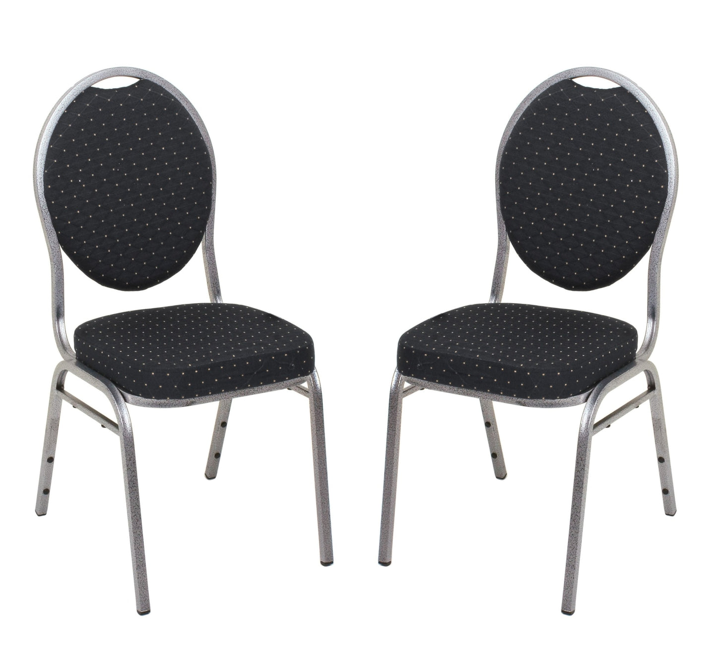 2er Set Gartenstuhl Bankett schwart Essstuhl Garten Terrasse Stuhl Gartenmöbel