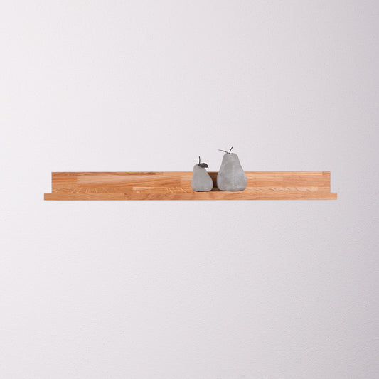 Garden Pleasure Wandboard KALLE 80cm geölt Regal Wandregal Holz Eiche FSC Board