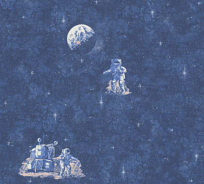 A.S. Création Kinderzimmertapete Blau Papiertapete 304891 Wandtapete
