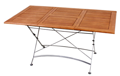 Garden Pleasure Sitzgarnitur WIEN 5.tlg Tisch Klappstuhl Holz Gartenmöbel Set