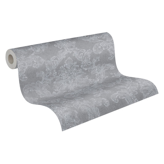 A.S. Création Barocktapete Barock Grau 305184 Wandtapete Vlies Rolle Tapete