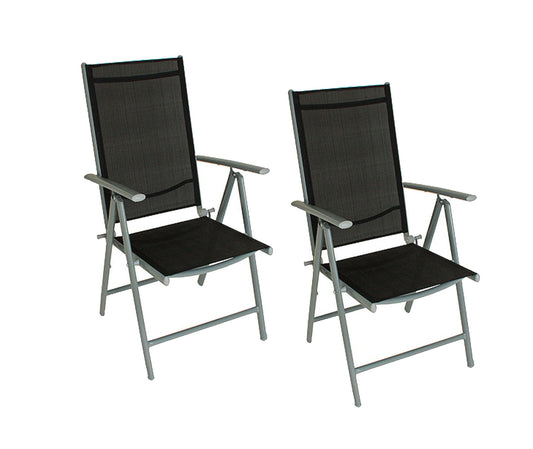 2x Alu Garden Pleasure Hochlehner Nola Gartenstuhl Garten Stuhl Stühle klappbar