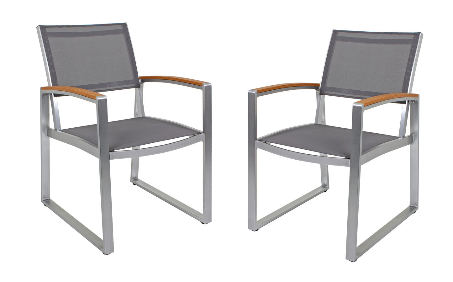 2x Garden Pleasure Gartenstuhl Armlehnenstuhl Garten Terrasse Stuhl Sessel