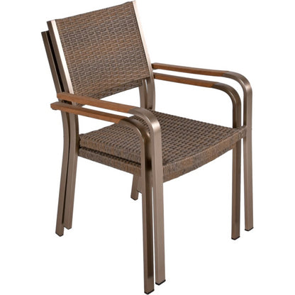 9tlg Garden Pleasure Holz Sitzgruppe Tisch Esstisch Stuhl Stühle Sessel Terrasse