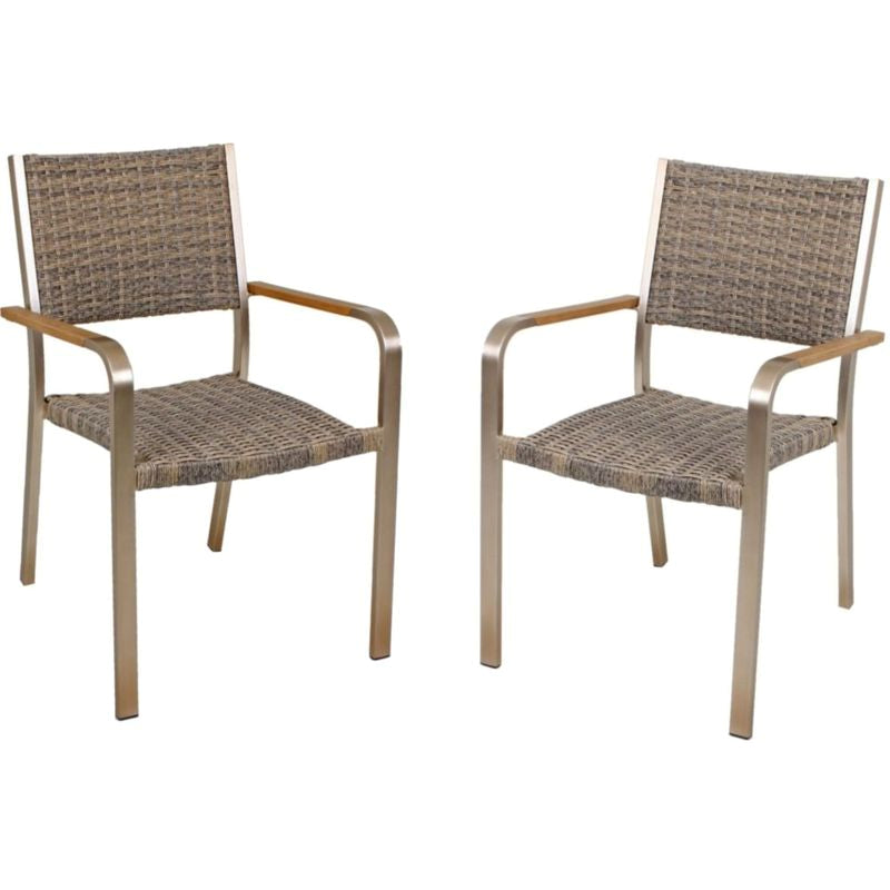 9tlg Garden Pleasure Holz Sitzgruppe Tisch Esstisch Stuhl Stühle Sessel Terrasse