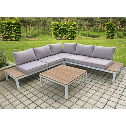 Lounge Set VALENTINA 4tlg Sitzgruppe Sitzgarnitur Gartengarnitur Möbel Garten