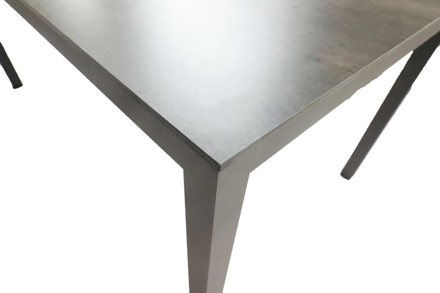 Alu Garten Tisch 158cm Gartentisch Aluminium Terrasse Esstisch Balkon anthrazit