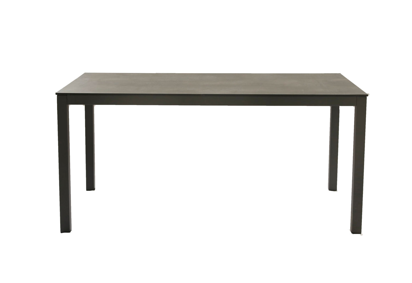 Alu Garten Tisch 158cm Gartentisch Aluminium Terrasse Esstisch Balkon anthrazit