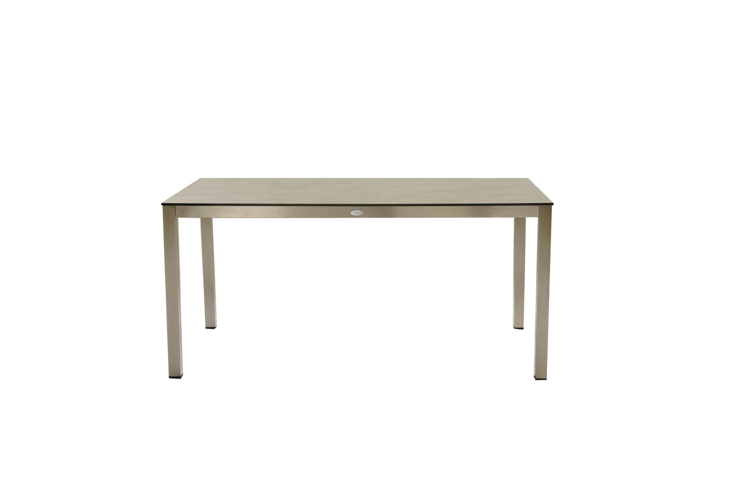 Edelstahl Garten Tisch 158cm Gartentisch Terrasse Esstisch Balkon grau Möbel