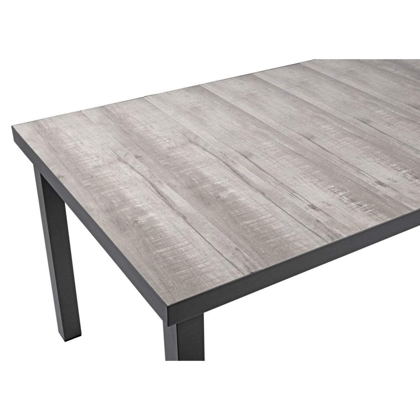 Tisch RANA Keramik Tischplatte Garten Gartentisch Outdoor Esstisch Eicheoptik