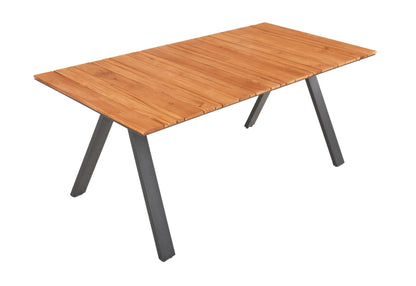 Teak Tisch DAVINA 180x90 Holz Garten Gartentisch Outdoor Esstisch Möbel Terrasse