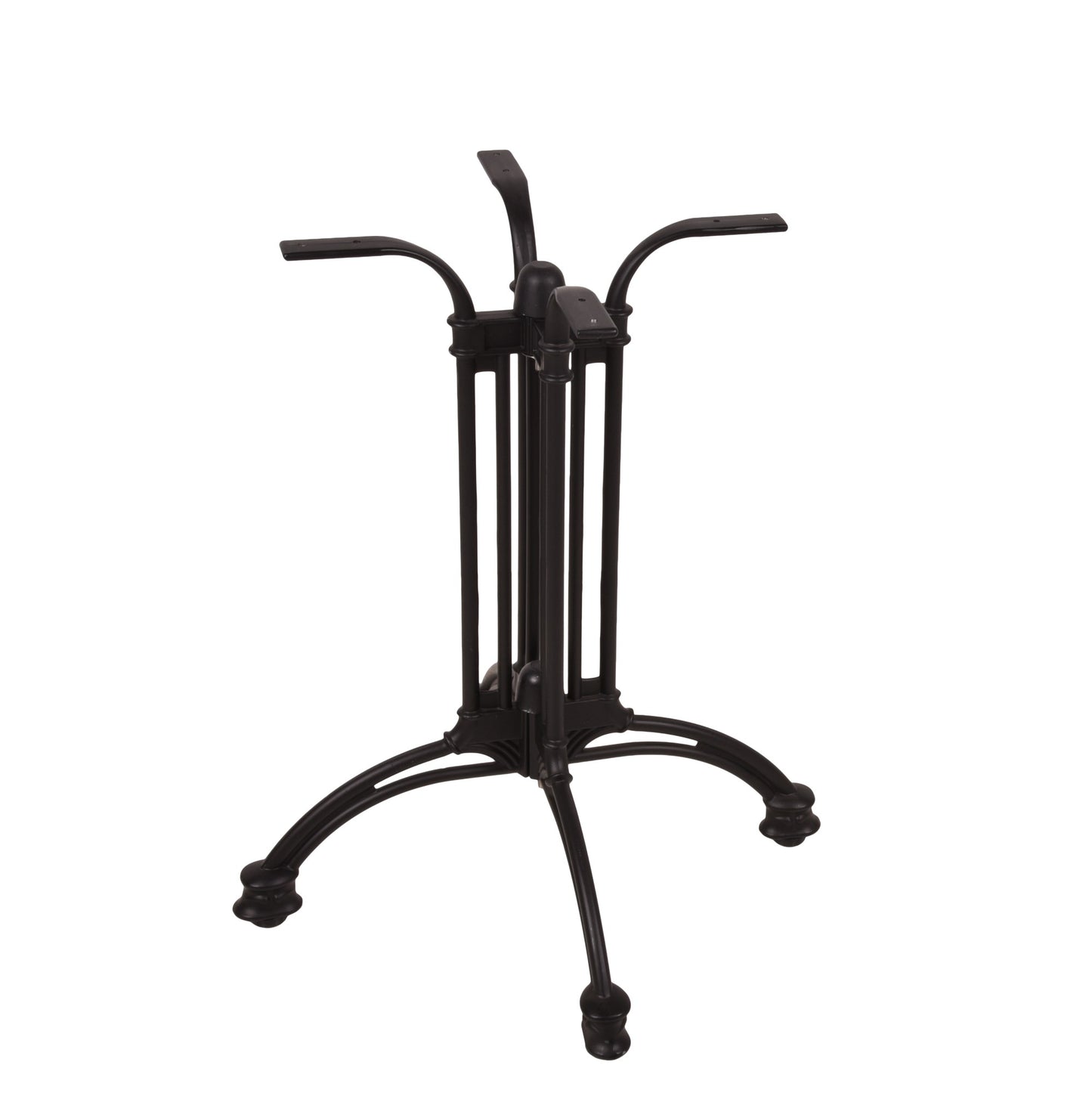 Bistrotisch Set Dark Slate 80x80cm Tischgestell Alu schwarz Garten Tisch Gestell