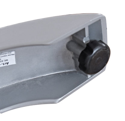 Bistrotisch Set Dark Slate 80x80cm Tischgestell Alu silber matt Garten Tisch