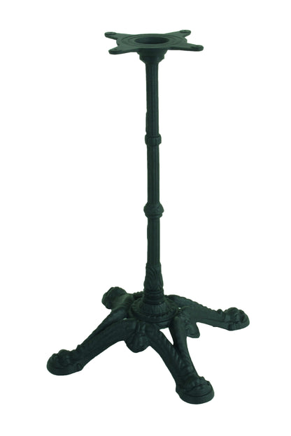 Bistrotisch Set Washington Pine 80cm Tischgestell Gusseisen schwarz Garten Tisch