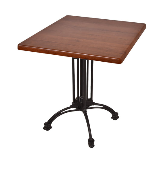 Bistrotisch Set Bennet 70x70cm Tischgestell Alu schwarz Garten Tisch Gestell