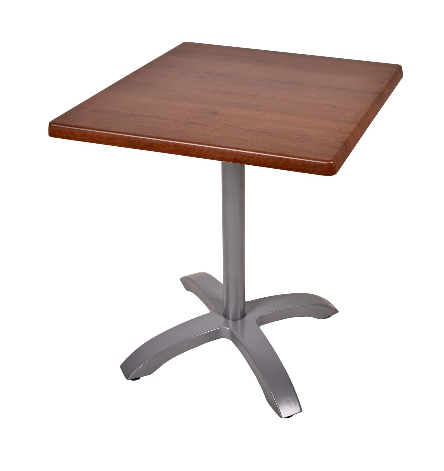 Bistrotisch Set Bennet 70x70cm Tischgestell Alu silber matt Garten Tisch Gestell