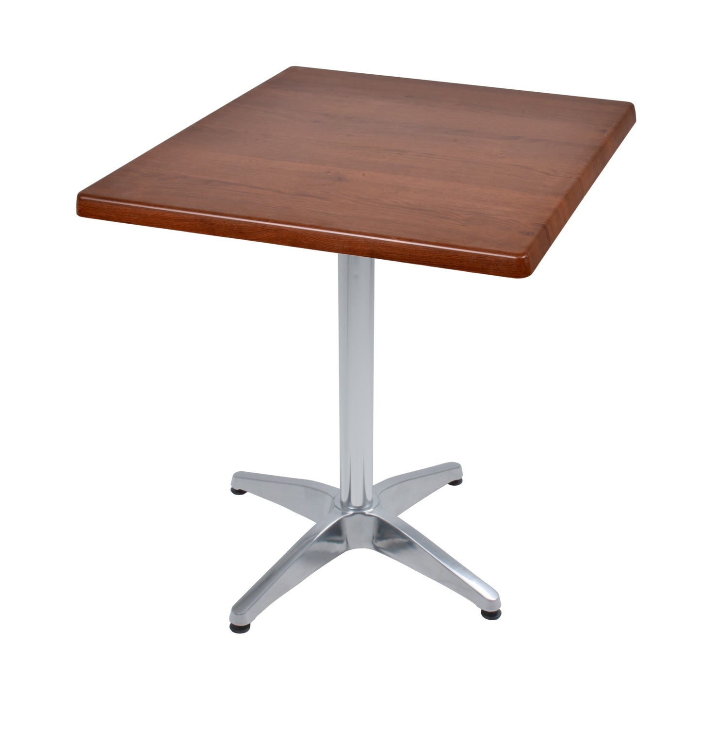 Bistrotisch Set Bennet 70x70cm Tischgestell Aluminium blank Garten Tisch Gestell