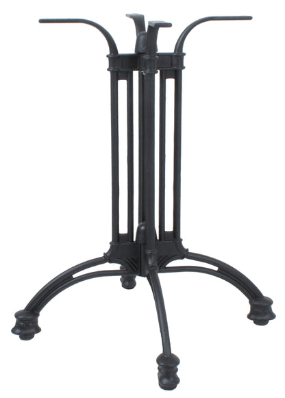 Bistrotisch Set Bennet 80x80cm Tischgestell Alu schwarz Garten Tisch Gestell