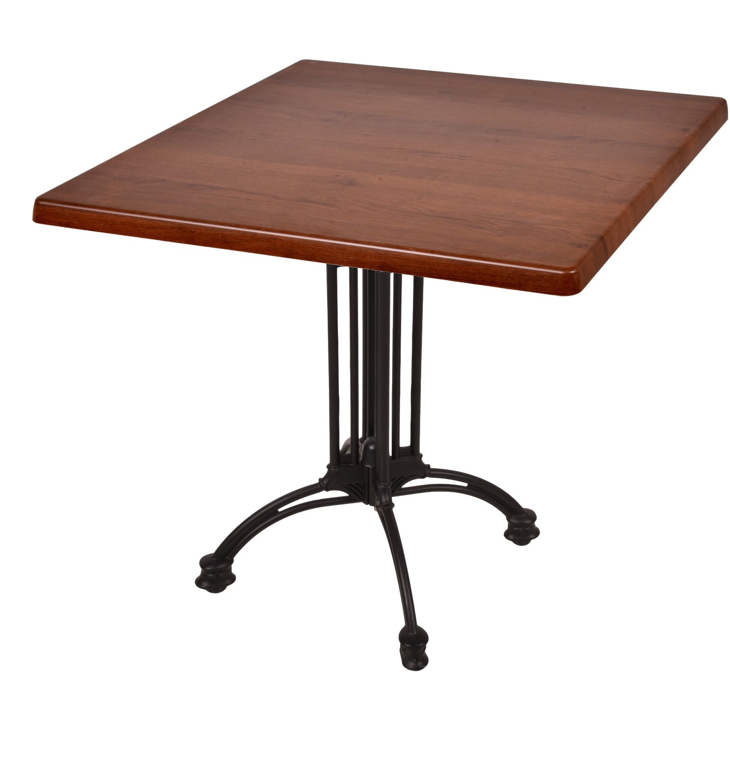 Bistrotisch Set Bennet 80x80cm Tischgestell Alu schwarz Garten Tisch Gestell