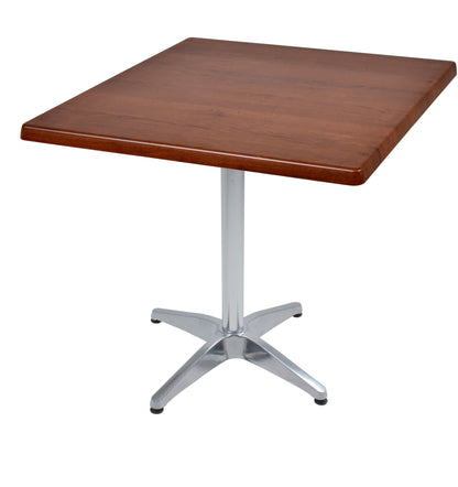 Bistrotisch Set Bennet 80x80cm Tischgestell Aluminium blank Garten Tisch Gestell