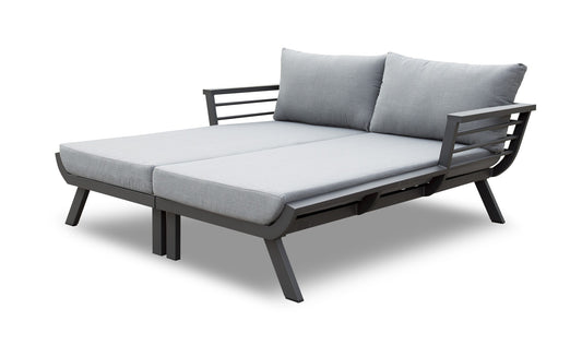Doppelliege DELIA Liege Garten Relaxliege Sonneninsel Sonnenliege Sessel Outdoor