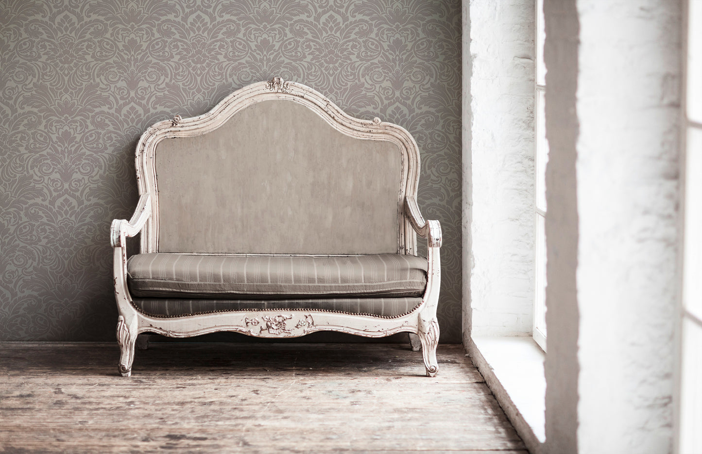 A.S. Création Barocktapete Braun Vliestapete 305452 Wandtapete Glitzer Tapete